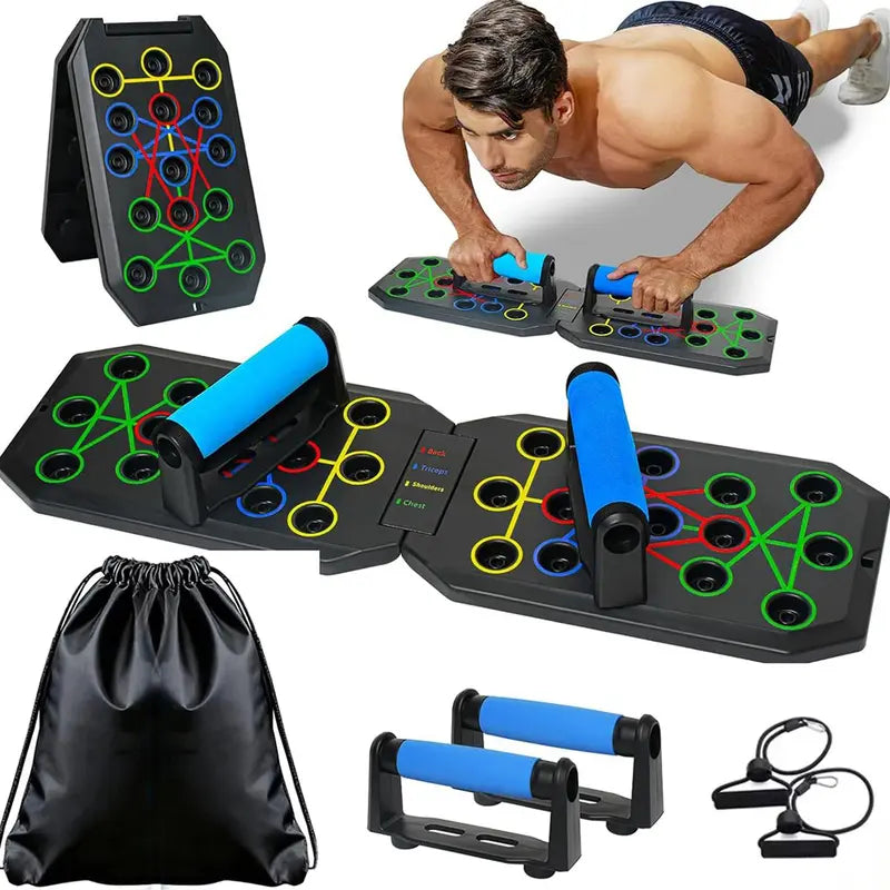 لوحة تمارين الضغط متعددة الوضعيات 💪 | Multi-Position Push-Up Board