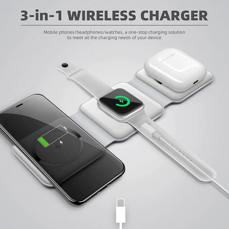 3-in-1 Wireless Charging Pad ⚡ Smart Charge