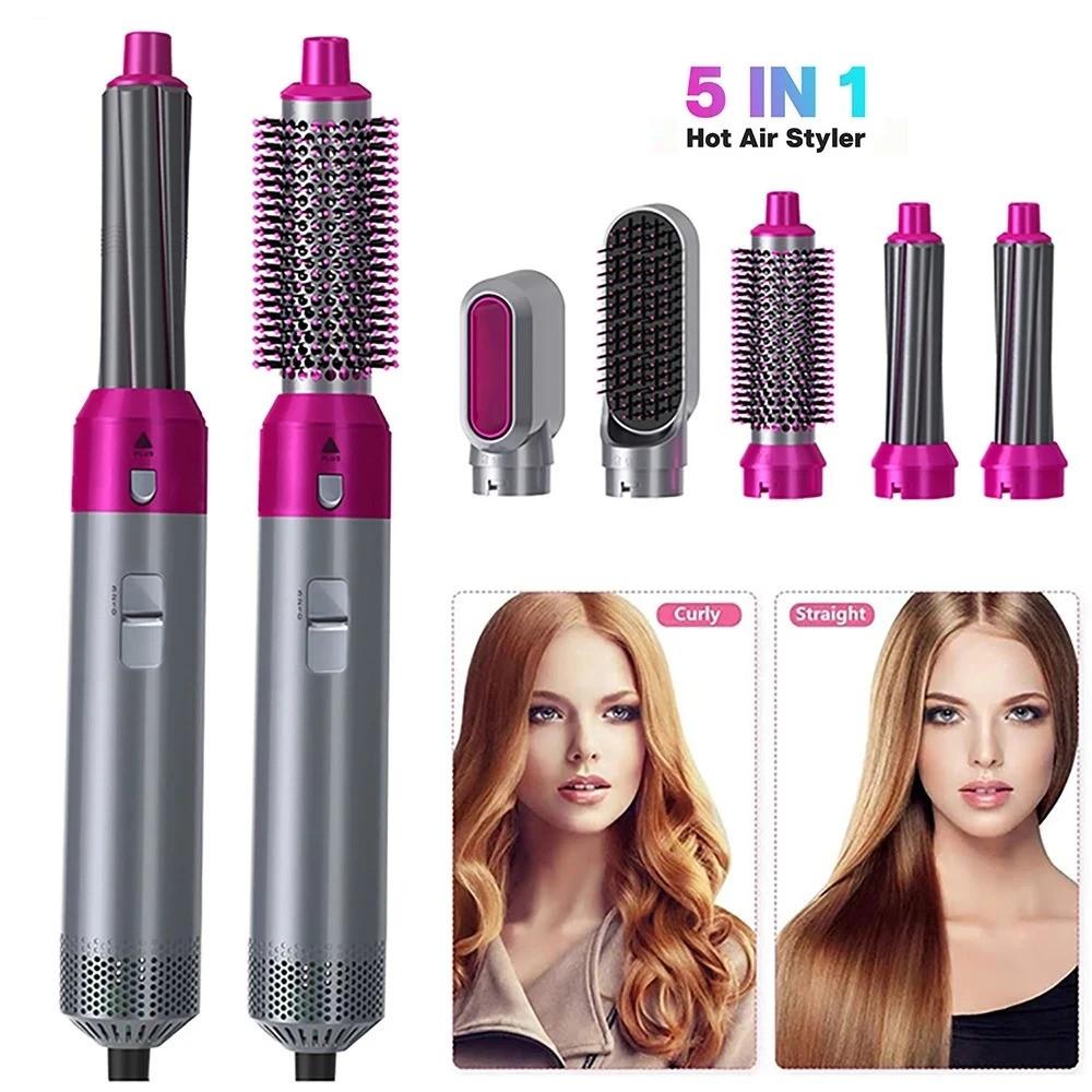 5-in-1 Hair Brush 💇‍♀️ فرشاة تصفيف الشعر 5 في 1 💖